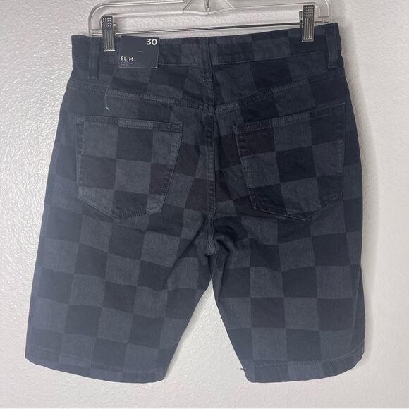 Forever 21 Men’s Checkered Shorts Size 30 Slim - Picture 10 of 10